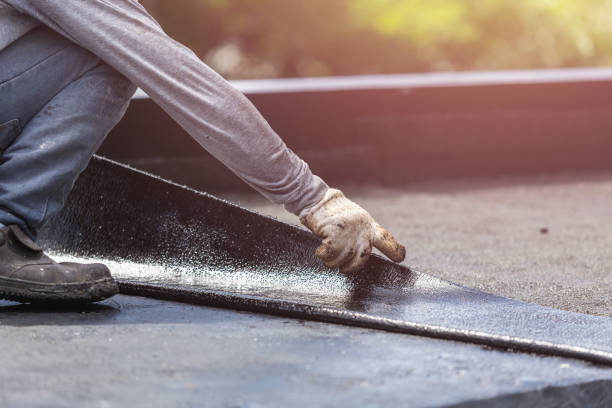 Professional Interior Drainage System technician working in Crownsville, MD